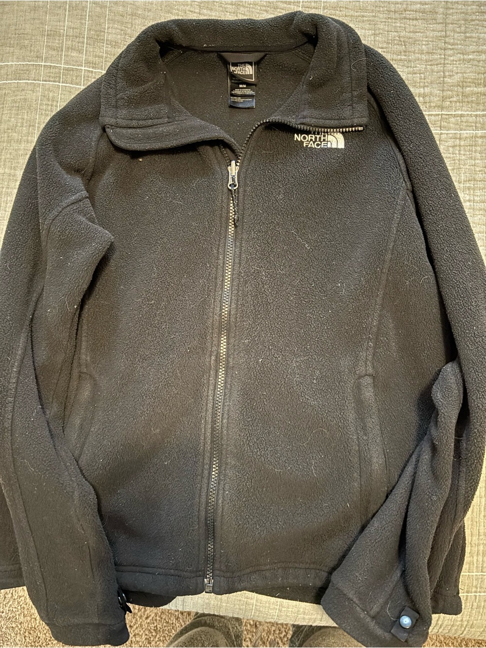 The North Face Black Full-Zip Fleece Jacket